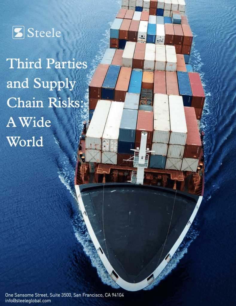 Third Parties and Supply Chain Risks